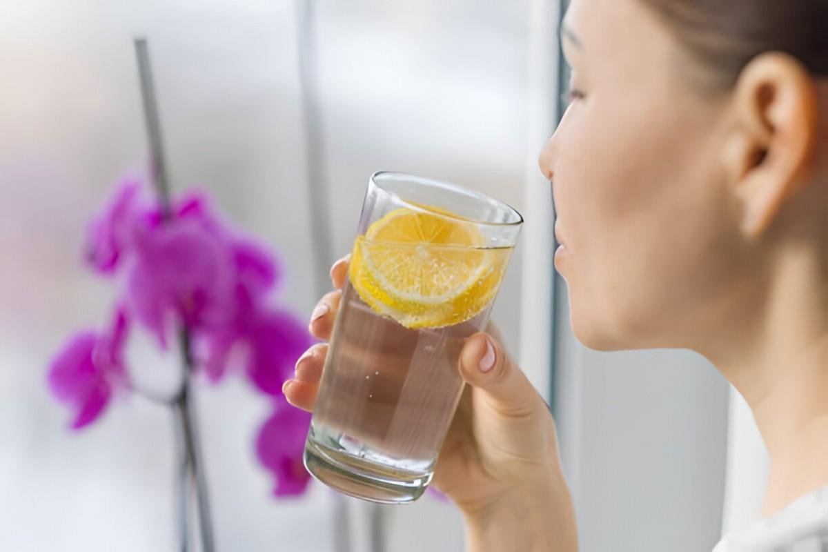 Drinking Warm Lemon Water