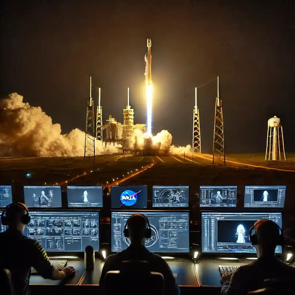 nasa spacex rocket launch